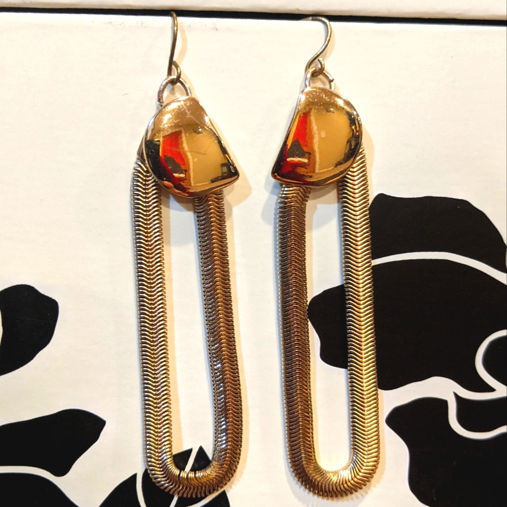 Handmade Upcycled Dangle Earrings
